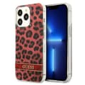 Pikkukuva 1 / 2: Guess Leopard Electro Stripe - iPhone 13 Pro -kotelo (punainen)