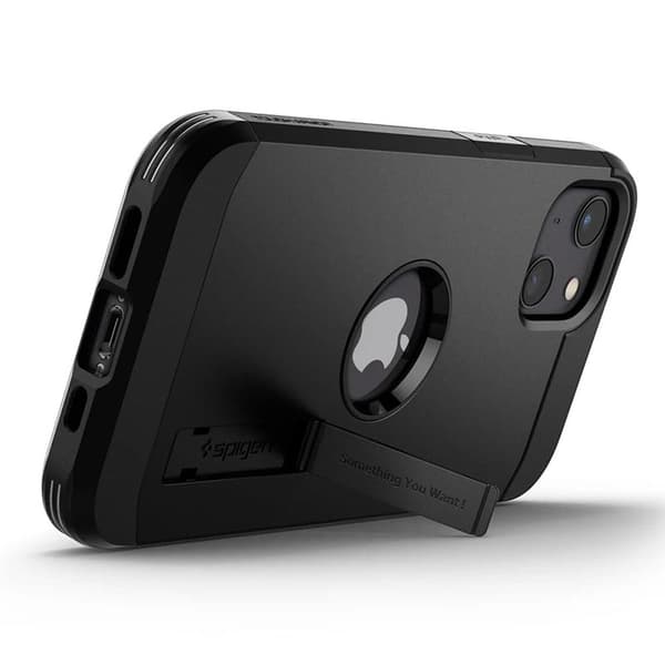 Spigen Tough Armor - iPhone 13 etui (sort)