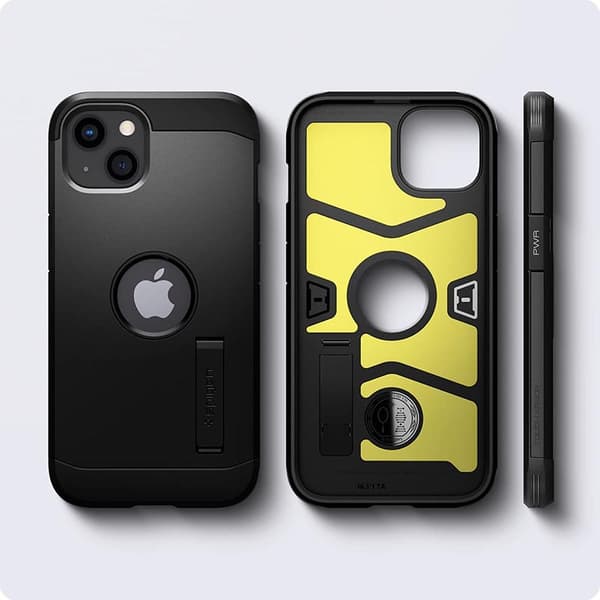 Spigen Tough Armor - iPhone 13 etui (sort)