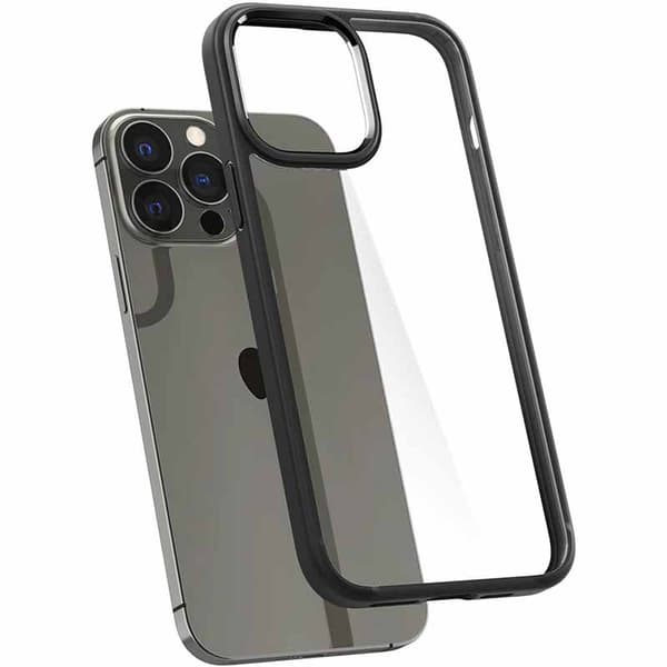 Spigen Ultra Hybrid - iPhone 13 Pro Max etui (sort)