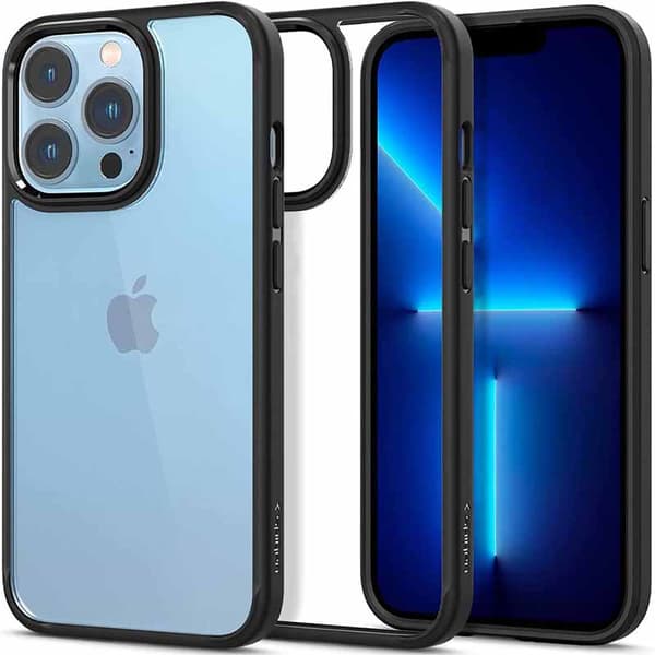 Spigen Ultra Hybrid - iPhone 13 Pro Max etui (sort)