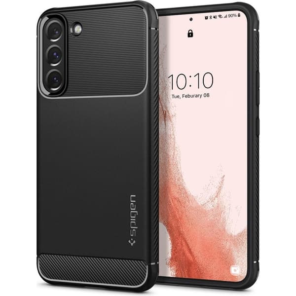 Spigen Rugged Armor - Cover til Samsung Galaxy S22 (sort)