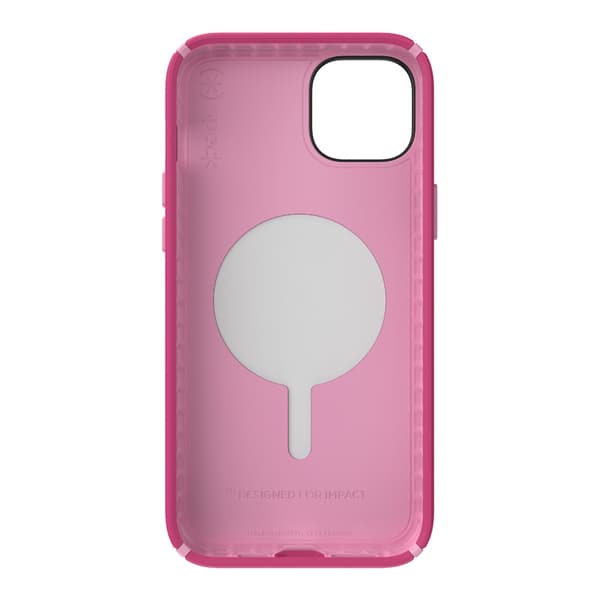 Speck Presidio2 Pro MagSafe - Antibakteriel iPhone 15 Plus / 14 Plus etui (Digitalpink / Blossompink / White)