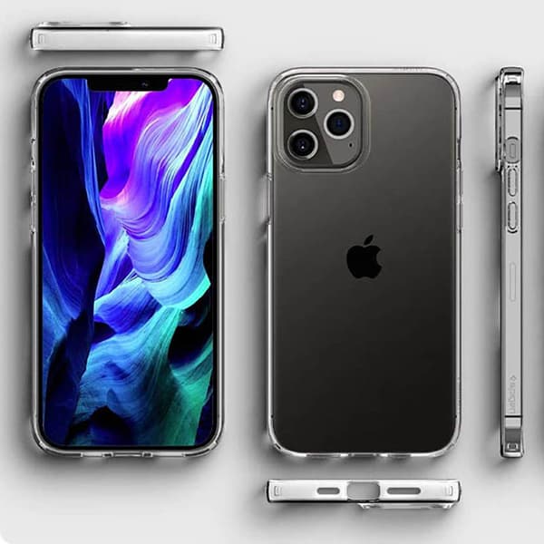 Spigen Liquid Crystal - Etui til iPhone 12 / iPhone 12 Pro (gennemsigtig)