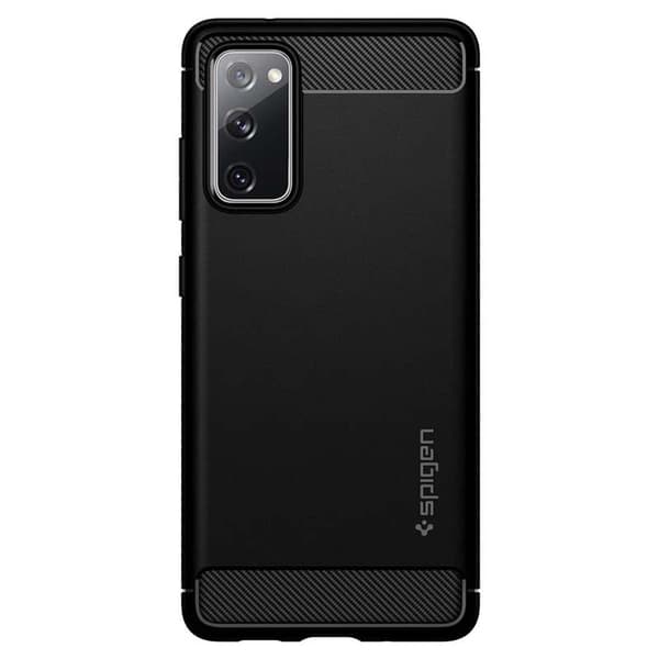 Spigen Rugged Armor - Suojakuori Samsung Galaxy S20 FE:lle (musta)