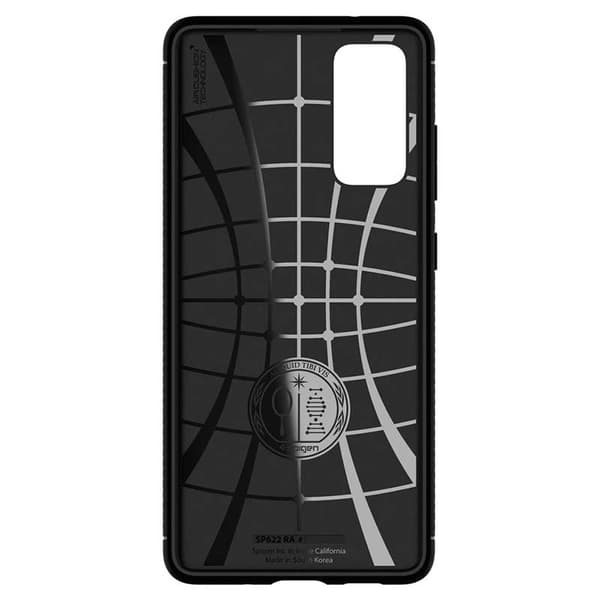 Spigen Rugged Armor - Suojakuori Samsung Galaxy S20 FE:lle (musta)