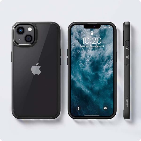 Spigen Ultra Hybrid - iPhone 13 cover (sort)