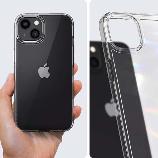 Spigen Ultra Hybrid - iPhone 13 cover (gennemsigtig)