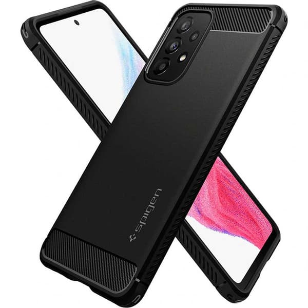 Spigen Rugged Armor - Cover til Samsung Galaxy A53 5G (sort)
