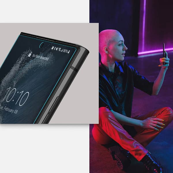 Spigen Neo Flex - Beskyttelsesfilm 2 stk til Samsung S22 Ultra (gennemsigtig)