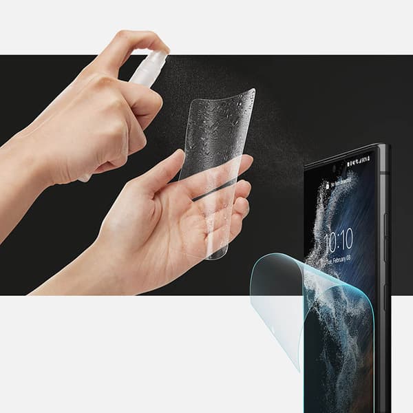 Spigen Neo Flex - Beskyttelsesfilm 2 stk til Samsung S22 Ultra (gennemsigtig)