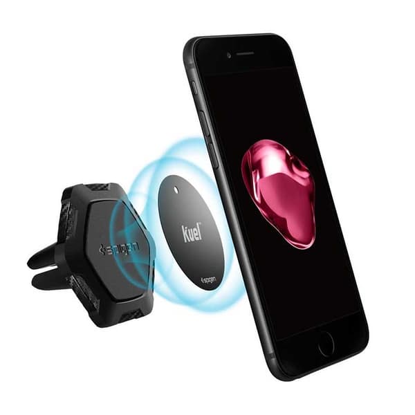 Spigen Magnetic Car Mount Holder QS11 - Bilholder (sort)