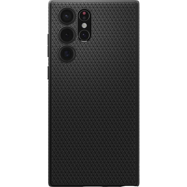Spigen Liquid Air - etui til Samsung Galaxy S22 Ultra (sort)