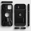 Miniatyrbild 8 av 10: Spigen Rugged Armor - Fodral för iPhone 12 / iPhone 12 Pro (svart)