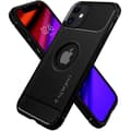 Miniatyrbild 1 av 10: Spigen Rugged Armor - Fodral för iPhone 12 / iPhone 12 Pro (svart)