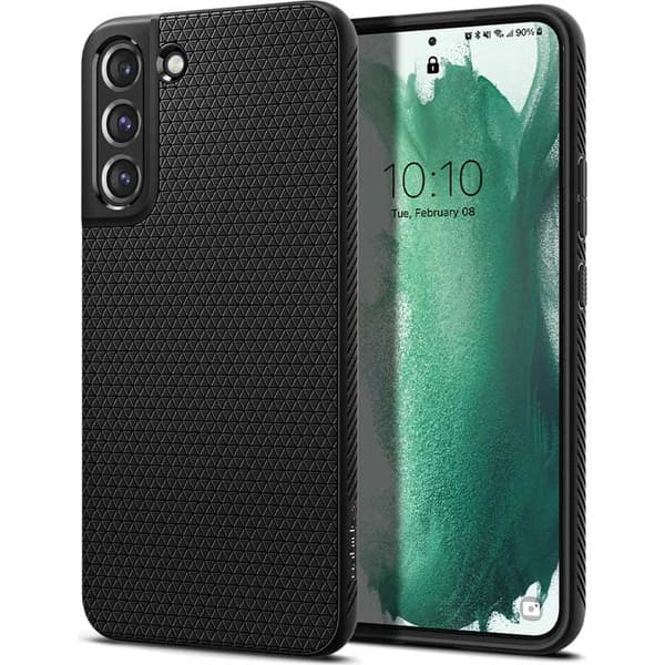Spigen Liquid Air - Fodral till Samsung Galaxy S22 (svart)