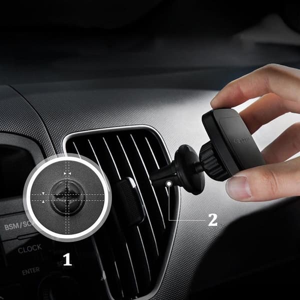 Spigen Premium Air Vent Magnetic Car Mount A201 - Bilhållare (svart)