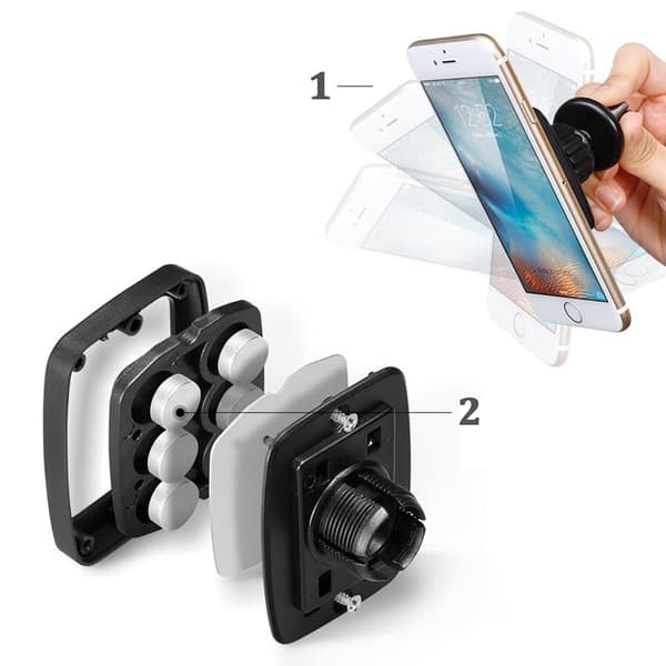 Spigen Premium Air Vent Magnetic Car Mount A201 - Bilhållare (svart)