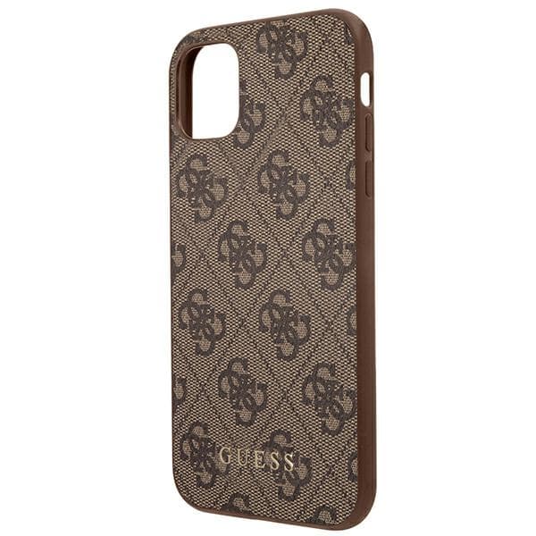 Guess 4G Metal Guld-logo – iPhone 11-cover (brunt)