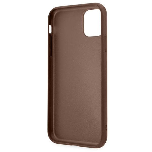 Guess 4G Metal Guld-logo – iPhone 11-cover (brunt)