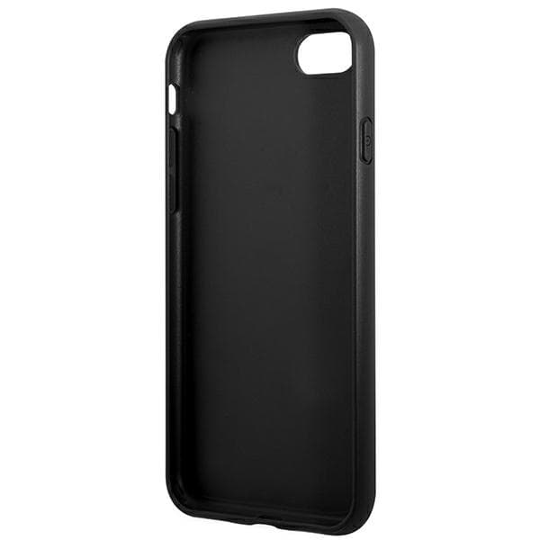 Guess 4G metallguldlogotyp – iPhone SE 2022 / SE 2020 / 8/7 fodral (brunt)