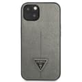 Miniatyrbillede 3 af 8: Guess Saffiano Triangle Logo Cover – iPhone 13 cover (sølv)