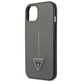 Miniatyrbillede 6 af 8: Guess Saffiano Triangle Logo Cover – iPhone 13 cover (sølv)