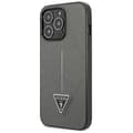 Miniatyrbillede 2 af 8: Guess Saffiano Triangle Logo Cover – iPhone 13 Pro Cover (sølv)