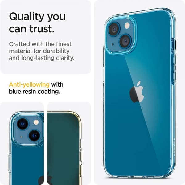 Spigen Liquid Crystal - iPhone 13 cover (gennemsigtig)