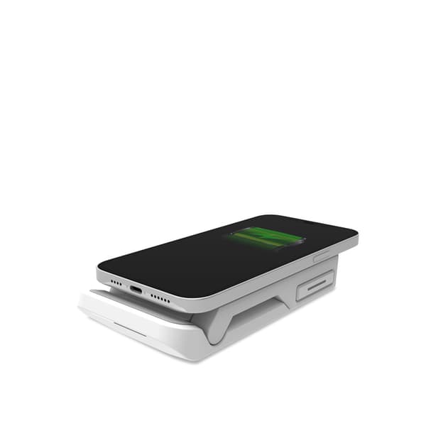 STM ChargeTree Go – 3-i-1 mobil trådlös laddare för iPhone, AirPods och Apple Watch (vit)