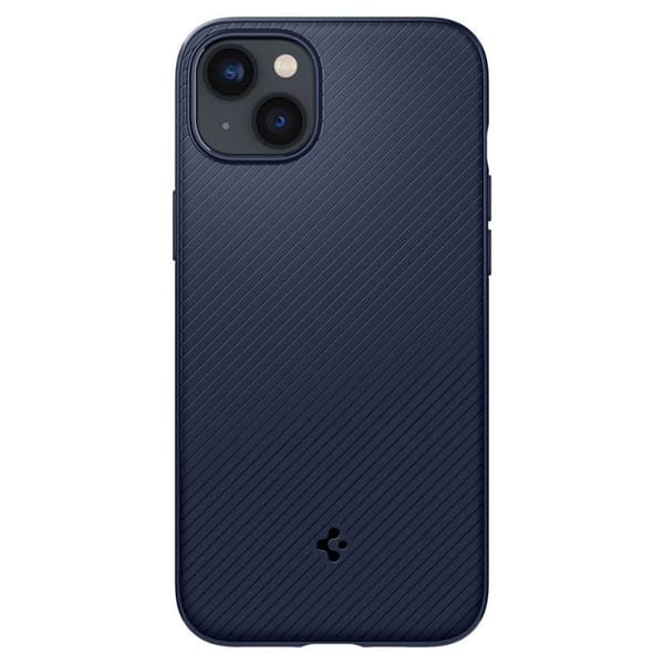 Spigen Mag Armor – Cover til iPhone 15 Plus / iPhone 14 Plus (marineblå)