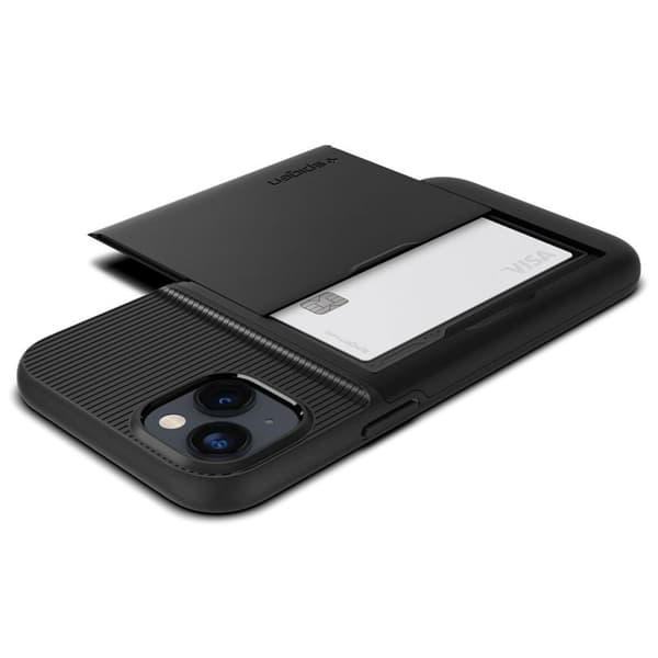 Spigen Slim Armor CS – Etui til iPhone 15 Plus / iPhone 14 Plus (sort)