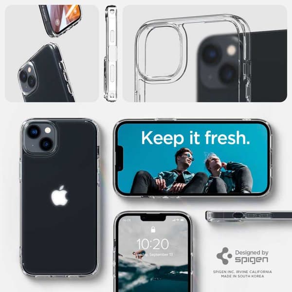 Spigen Ultra Hybrid Matte - Cover til iPhone 15 Plus / iPhone 14 Plus (gennemsigtig mat)