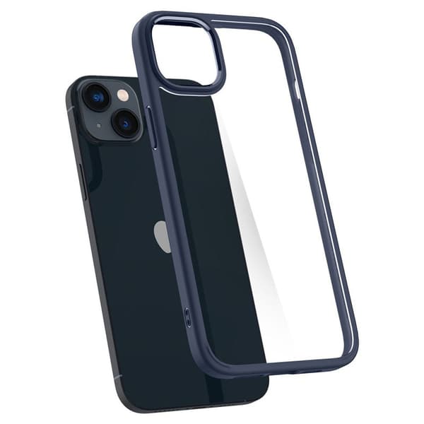 Spigen Ultra Hybrid - Cover til iPhone 15 Plus / iPhone 14 Plus (marineblå)