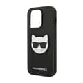 Pikkukuva 6 / 8: Karl Lagerfeld Saffiano Choupette Head Patch -kotelo - iPhone 14 Pro Max -kotelo (musta)