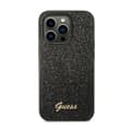 Pikkukuva 3 / 8: Guess Glitter Flakes metallilogokotelo – iPhone 14 Pro -kotelo (musta)