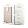Miniatyrbillede 7 af 7: Guess 4G Metal Guld Logo – iPhone 14 Pro Cover (Pink)