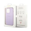 Miniatyrbillede 9 af 9: Guess Saffiano Metal Logo Stripes - iPhone 14 Pro etui (lilla)