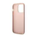 Miniatyrbillede 7 af 8: Guess Saffiano Metal Logo Stripes - iPhone 14 Pro Cover (Pink)