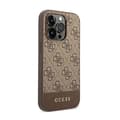 Miniatyrbillede 4 af 8: Guess 4G Bottom Stripe Metal Logo Collection - iPhone 14 Pro Cover (Brun)