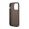 Miniatyrbillede 7 af 8: Guess 4G Bottom Stripe Metal Logo Collection - iPhone 14 Pro Cover (Brun)