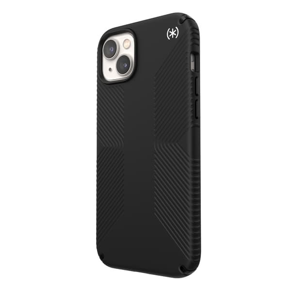 Speck Presidio2 Grip MagSafe - Anti-Slip iPhone 14 Plus etui (sort / sort / hvid)