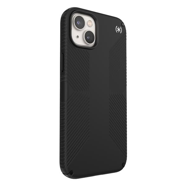 Speck Presidio2 Grip MagSafe - Anti-Slip iPhone 14 Plus etui (sort / sort / hvid)