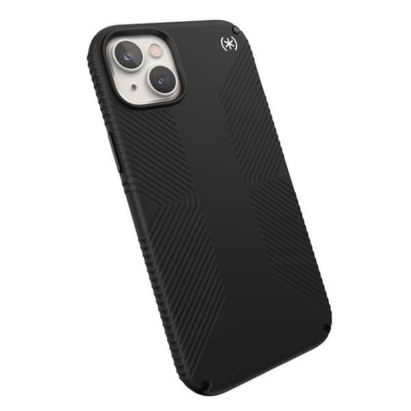 Speck Presidio2 Grip MagSafe - Anti-Slip iPhone 14 Plus etui (sort / sort / hvid)