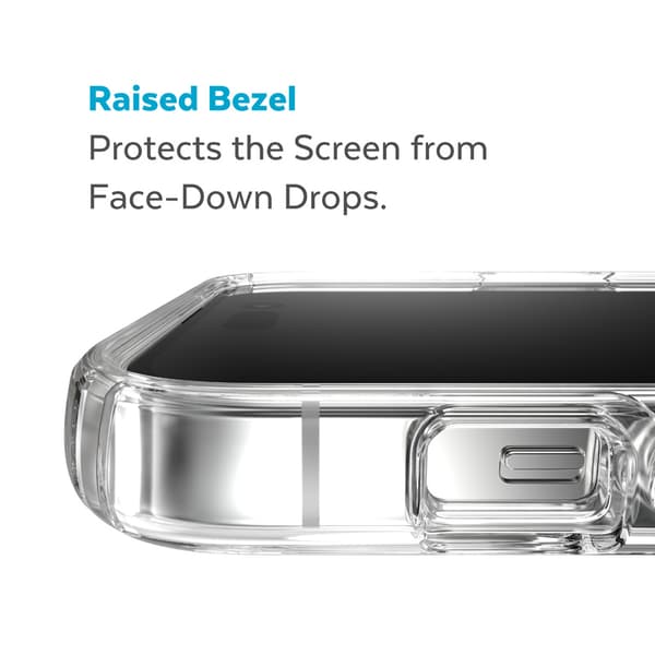 Speck Presidio Perfect-Clear - iPhone 14 Pro-etui med MICROBAN-coating (klar)