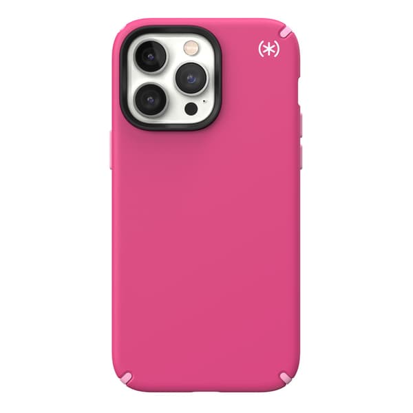 Speck Presidio2 Pro MagSafe - Antibakterielt iPhone 14 Pro Max etui (Digitalpink / Blossompink / White)