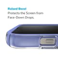 Miniatyrbillede 5 af 10: Speck Presidio Perfect-Clear med stødgeometri - iPhone 15 Plus / 14 Plus etui med MICROBAN-coating (klar/jordet lilla)