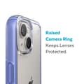 Miniatyrbillede 6 af 10: Speck Presidio Perfect-Clear med stødgeometri - iPhone 15 Plus / 14 Plus etui med MICROBAN-coating (klar/jordet lilla)