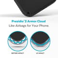 Miniatyrbillede 6 af 10: Speck Presidio2 Grip - Anti-Slip iPhone 14 Pro etui (sort / sort / hvid)
