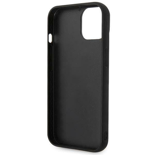 Karl Lagerfeld tikattu Puffy Ikonik Pin - iPhone 14 Plus -kotelo (musta)